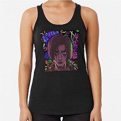 Graffitied Sevi Racerback Tank Top