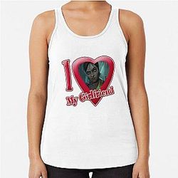 I love my girlfriend Sevika Arcane Racerback Tank Top