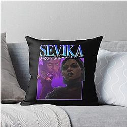 90s Sevika Classic Throw Pillow