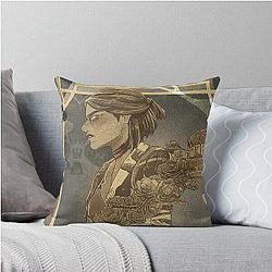 Game of Playing cards: Jack of Clubs (Isha)  Throw Pillow