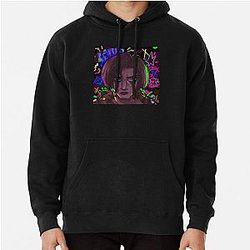 Graffitied Sweater Pullover Hoodie