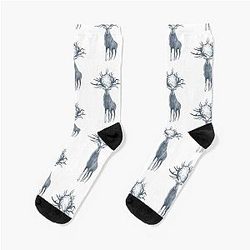 deer and bone 2 Socks
