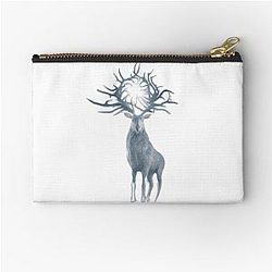 deer, Shadow and the Bone: 2 Zipper Pouch