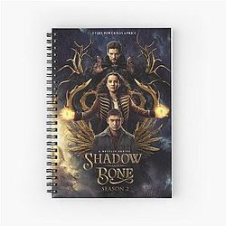 Shadow and Bone Poster Spiral Notebook