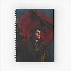 Kaz Brekker and Shadow Bone Spiral Notebook