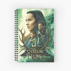 Shadow and bone Spiral Notebook