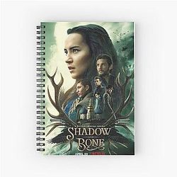 Shadow and Bone Spiral Notebook