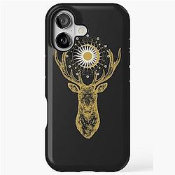 Shadow Bone and Darklina Symbol from Leigh Bardugo Grishaverse iPhone Tough Case