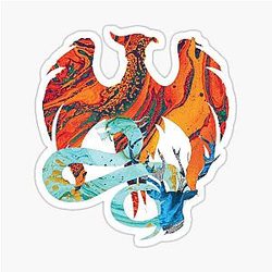 Shadow Bone Series Sticker