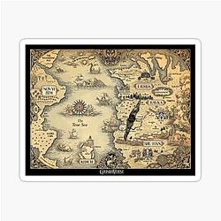 Colored Grishaverse Shadow Map Sticker