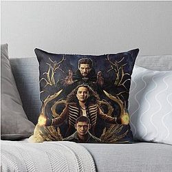 Shadow and Bone poster throw pillow