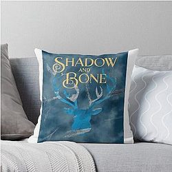 Shadow and Bone book cover (Morozovas  Stag) Throw Pillow