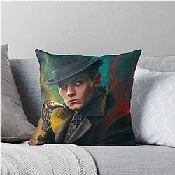 Kaz Brekker and Shadow Bone Throw Pillow