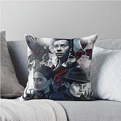 The Crow from Shadow Bone Throw Pillow
