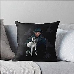 Kaz Brekker and Milo the Goat, Shadow Bone, Six of Crows Throw Pillow