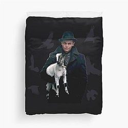 Kaz Brekker and Milo the Sheep, Shadow and Bone, Six of Crows Duvet Cover