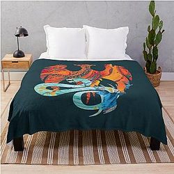 Shadow Bone Series Throw Blanket