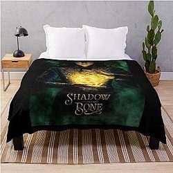 Gift for Men Alina Shadow Bone Vintage Photo Throw Blanket