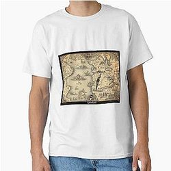 Colored Grishaverse Map Classic T-Shirt
