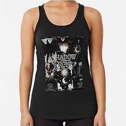 So Funny Design Shadow Bone Gifts for Movie Fan Racerback Tank Top
