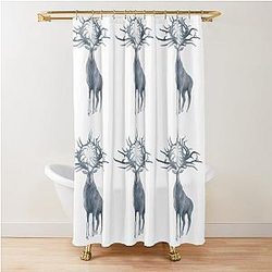 Deer, Shadow, Bone 2 Shower Curtain