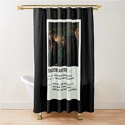 Shadow Bone Sag/Sage Green Shower Curtain