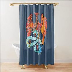 Shadow Bone Series Shower Curtain