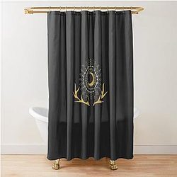 Shadow and Bone Darkling Symbol from Leigh Bardugo Grishaverse Shower Curtain