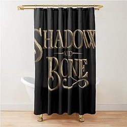 Shadow Bone Logo Shower Curtain