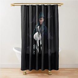 Kaz Brekker and Milo the Goat, Shadow Bone, Six of Crows Shower Curtain