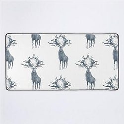 Deer Shadow and Bone 2 Desk Mat