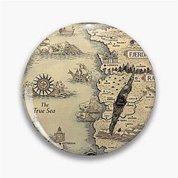 Colored Grishaverse Map (Shadow and Bone) Pin
