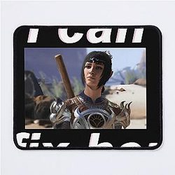 For Dark Background Shadowheart I Can Fix Her Mousepad
