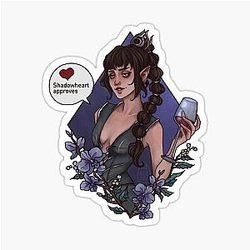 Shadowheart is precious Sticker