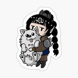 Cute Shadowheart with Scratch - Baldur's Gate 3 DND Sticker
