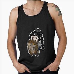 Cute Shadowheart with Owl Bear - Baldur's Gate 3 DND Tank Top