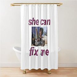 Shadowheart She can fix me Shower Curtain