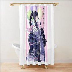 Shadowheart Modern Anime Shower Curtain