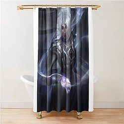 Baldur's Gate 3 Shadowheart White Hair Painting Shower Curtain