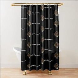 Shadowheart Approves Shower Curtain