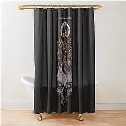 Shadowheart disapproves Act 1 With Shower Curtain