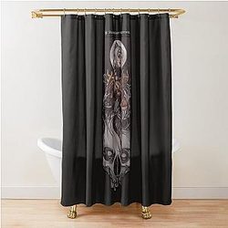 Shadowheart approves Act 3 With text Shower Curtain