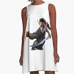 Shadowheart Baldur's Gate 3 A-Line Dress