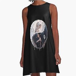 Shadowheart Yin Yang A-Line Dress