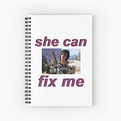 Shadowheart She can fix me Spiral Notebook