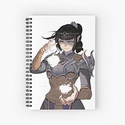 Shadowheart Baldur's Gate 3 Spiral Notebook