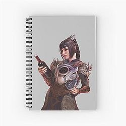 Shadowheart - Baldur's Gate 3 Spiral Notebook