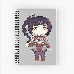Shadowheart Baldur's Gate 3 Spiral Notebook