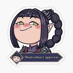 Shadowheart Approves Sticker
