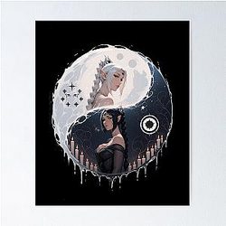 Shadowheart Yin Yang Poster